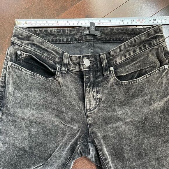 Eileen Fisher Acid Wash velvet skinny jeans - Picture 8 of 10